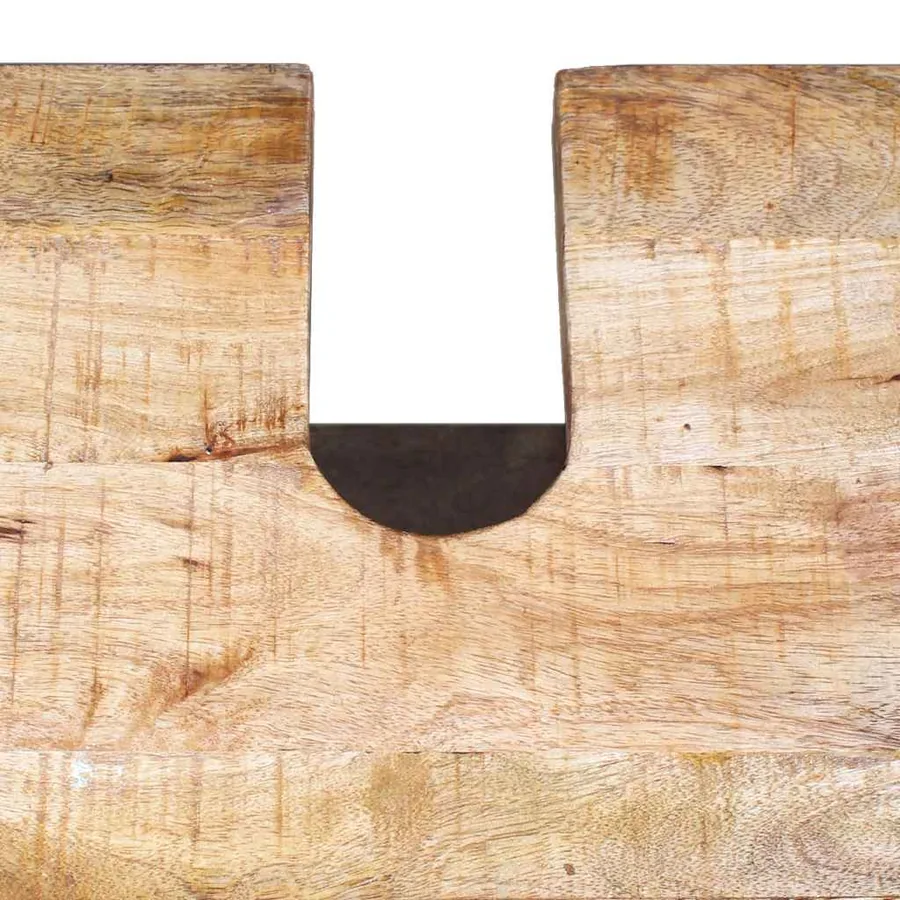 Meuble de salle de bain avec miroir Bois massif de manguier - 17