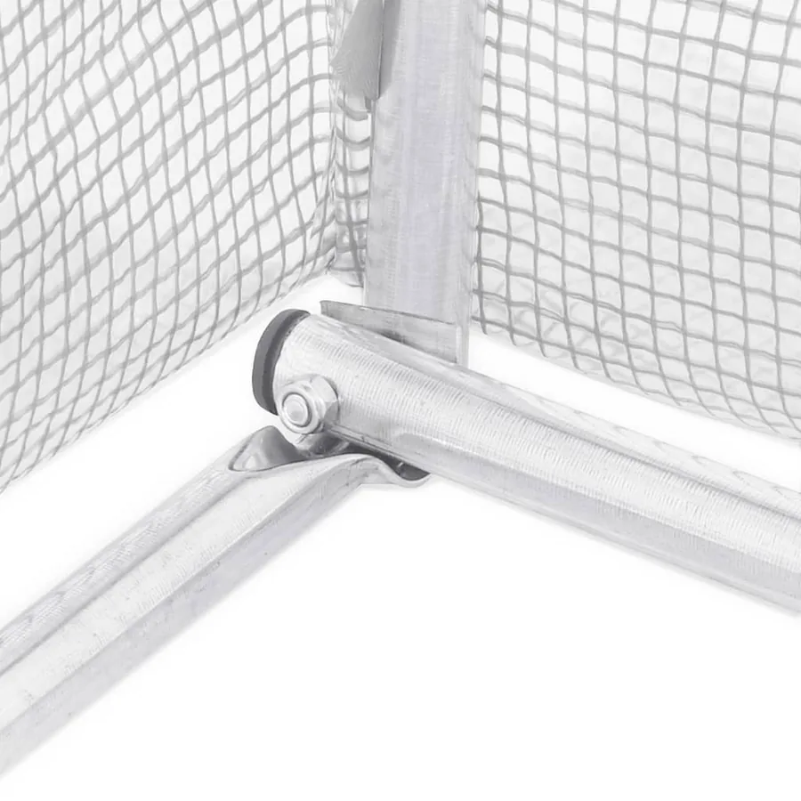 Serre avec cadre en acier Blanc 12 m² 4x3x2 m - 11