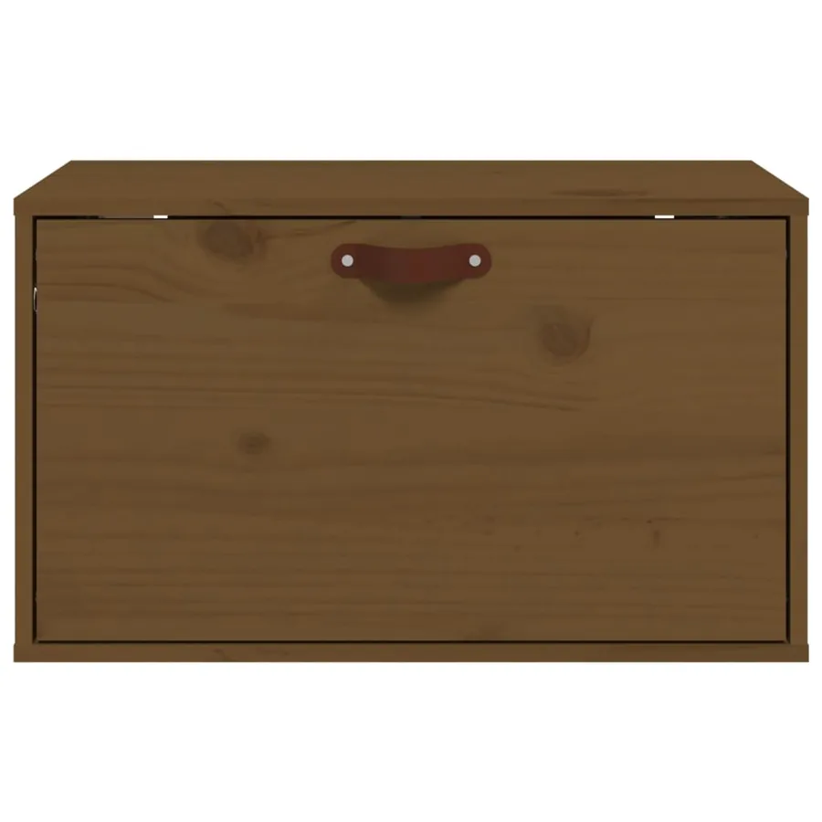 Armoire murale Marron miel 60x30x35 cm Bois de pin massif - 3