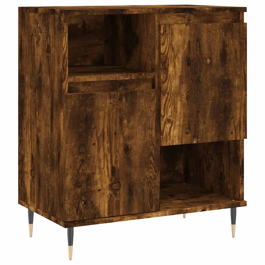 Buffet Chêne fumé 60x35x70 cm Bois d'ingénierie - 2