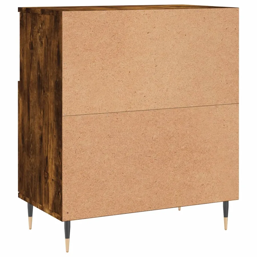 Buffet Chêne fumé 60x35x70 cm Bois d'ingénierie - 8