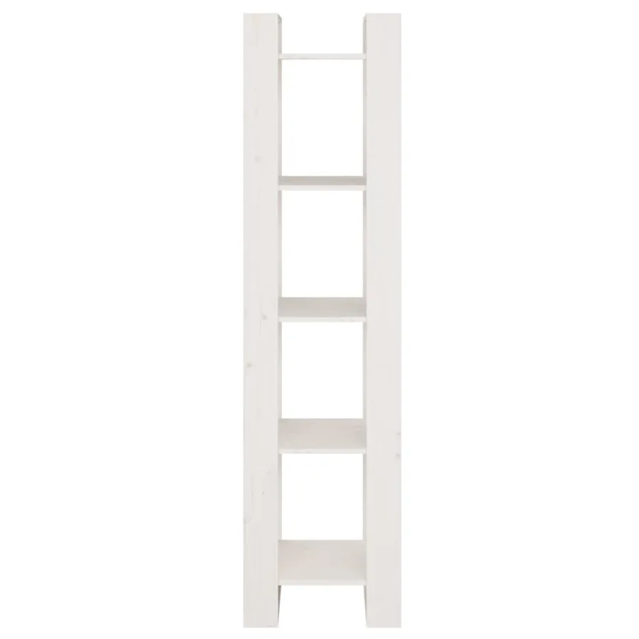 Bibliothèque/Séparateur de pièce Blanc 41x35x160 cm Pin massif - 5