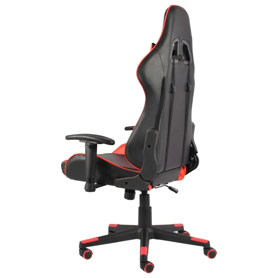 Chaise de jeu pivotante Rouge PVC - 4
