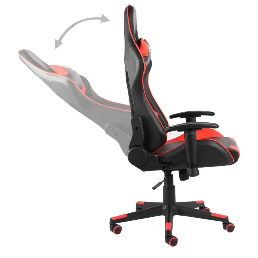 Chaise de jeu pivotante Rouge PVC - 6