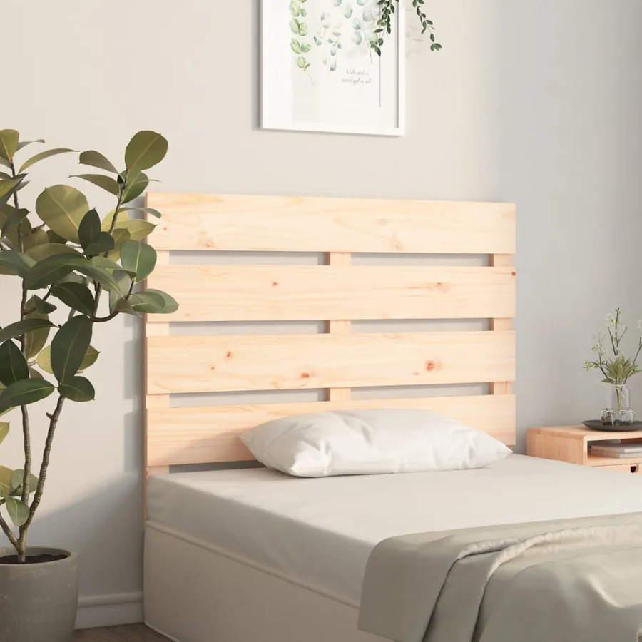 Tête de lit 90x3x80 cm Bois massif de pin - 3