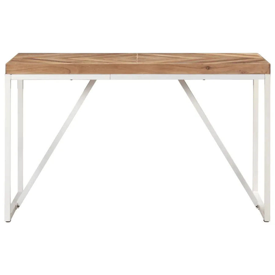Table à manger 120x60x76 cm Bois massif d'acacia et de manguier - 2
