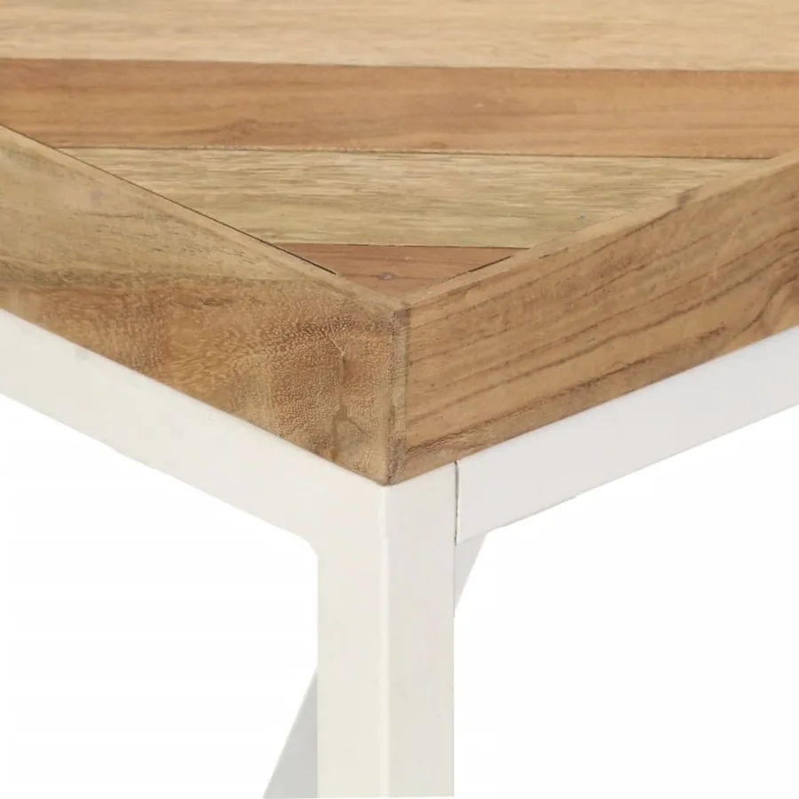 Table à manger 120x60x76 cm Bois massif d'acacia et de manguier - 5