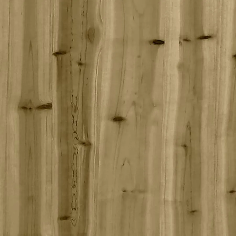 Repose-pied de jardin 120x80 cm bois de pin imprégné - 7