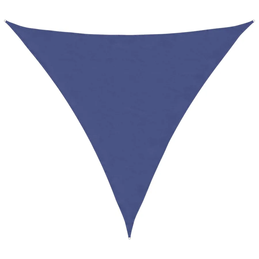 Voile de parasol Tissu Oxford triangulaire 4,5x4,5x4,5 m Bleu - 2