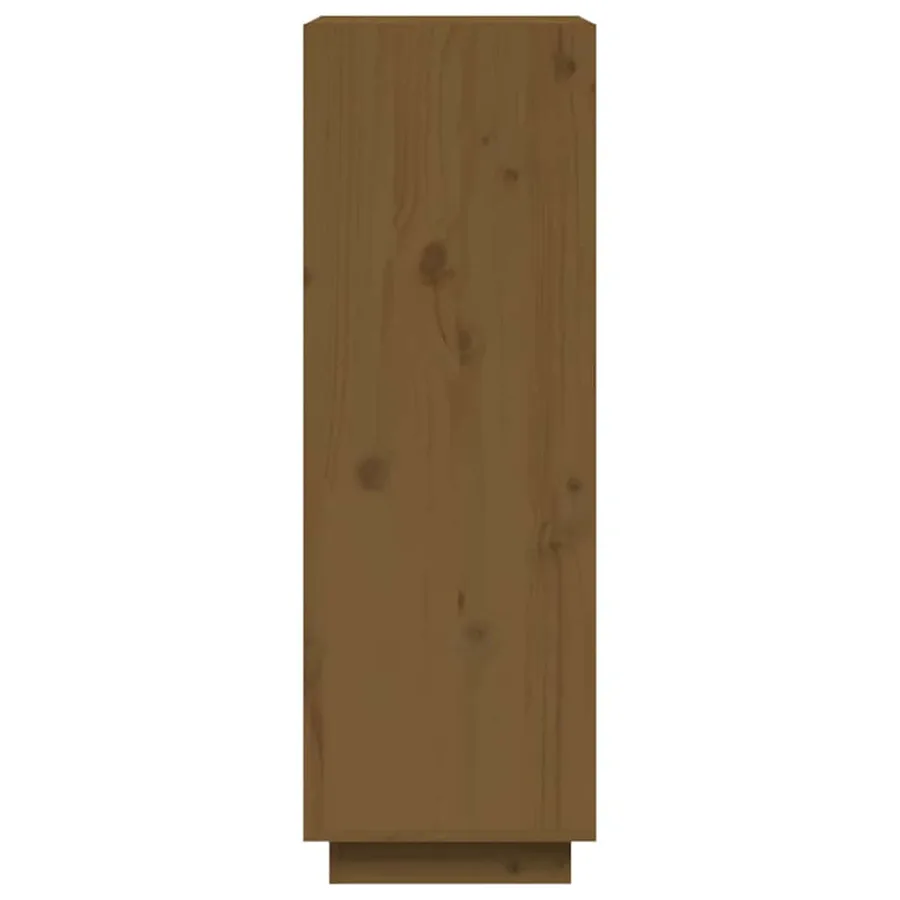 Bibliothèque/Séparateur de pièce Marron miel 60x35x103 cm Pin - 6