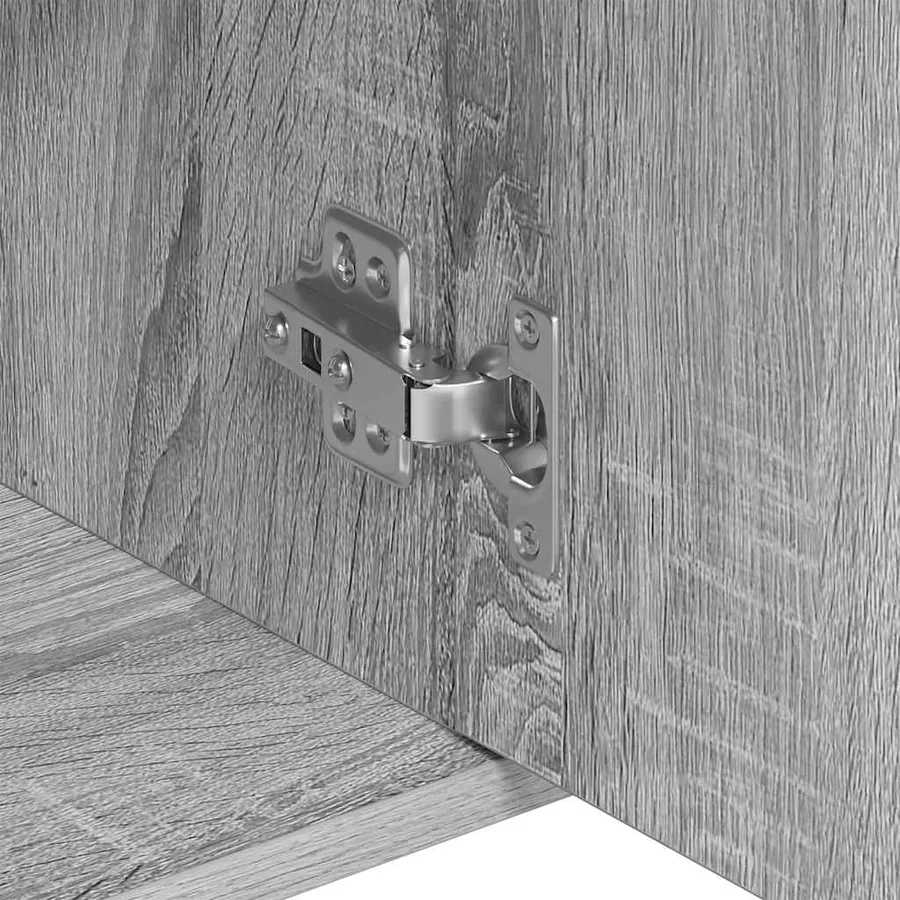 Buffet Sonoma gris 88x30x70 cm Bois d'ingénierie - 10