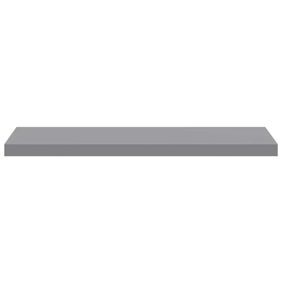 Étagères murales flottantes 4 pcs gris 90x23,5x3,8 cm MDF - 7