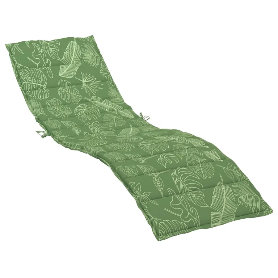 Coussin de chaise longue motif de feuilles tissu oxford - 2
