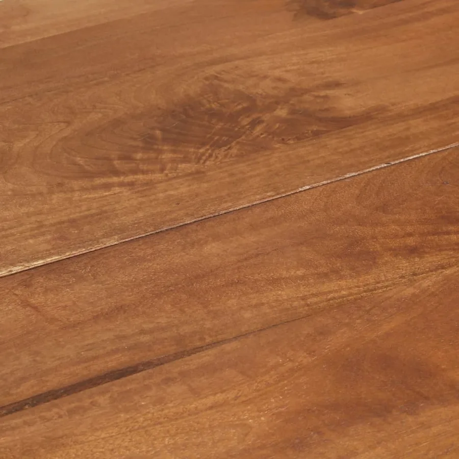Table à manger Rond 110x76 cm Bois de manguier massif - 7