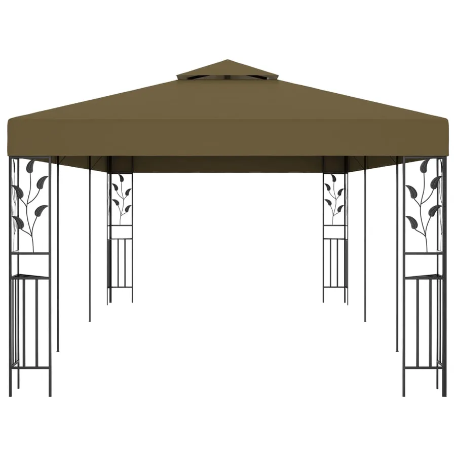 Chapiteau 6x3 m Taupe 180 g/m² - 3