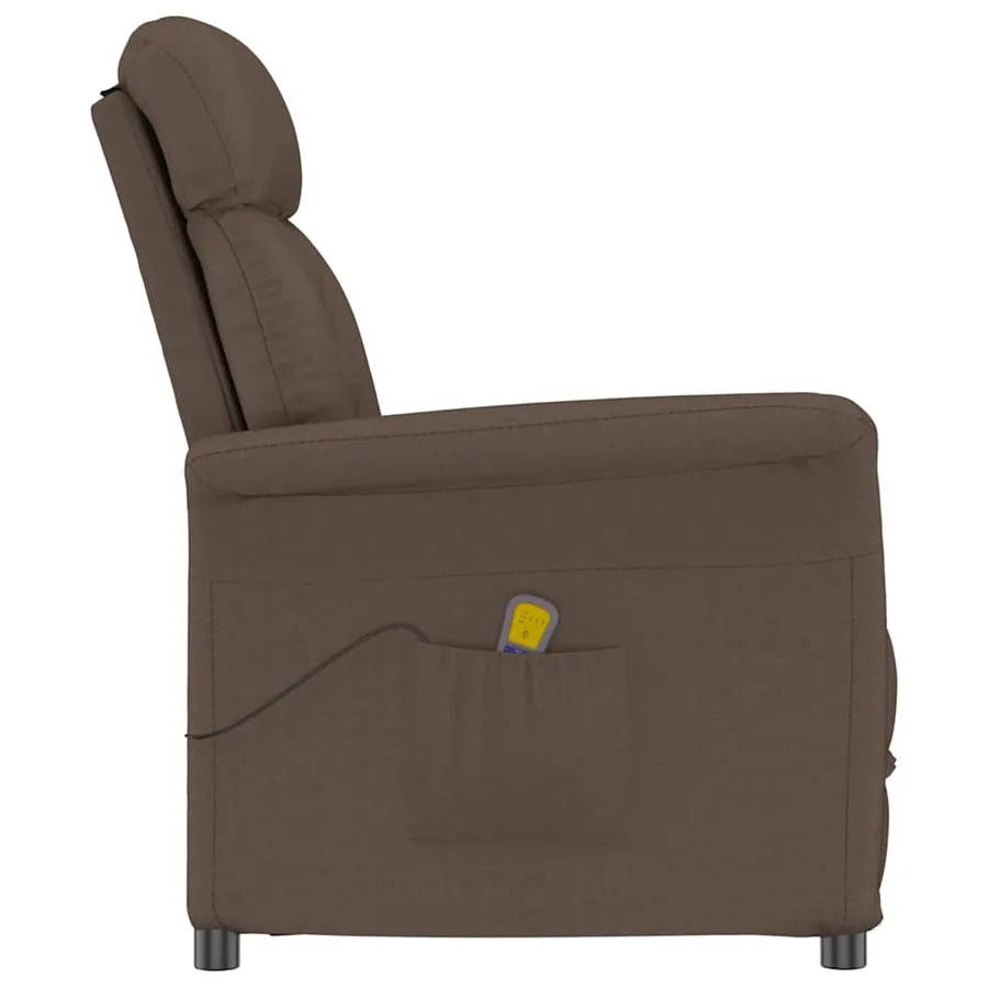 Chaise de massage Marron 96,5 x 70,5 x 95 cm Microfibre - 2