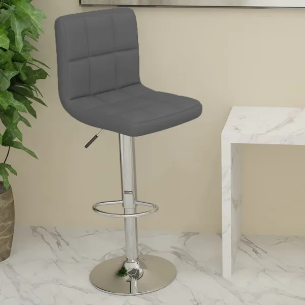 Tabouret de bar Gris Similicuir