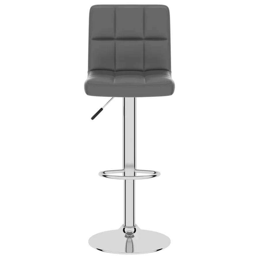 Tabouret de bar Gris Similicuir - 3