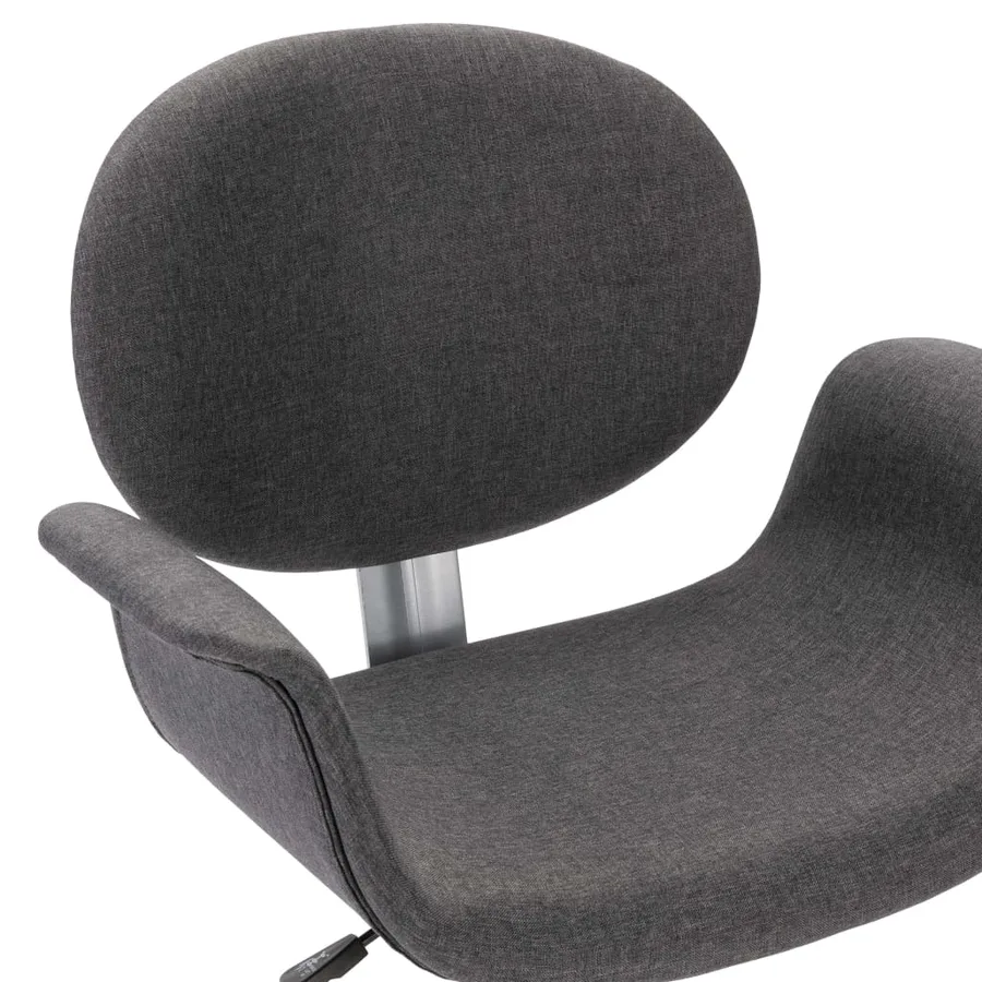 Chaises pivotantes à manger lot de 6 gris tissu - 7