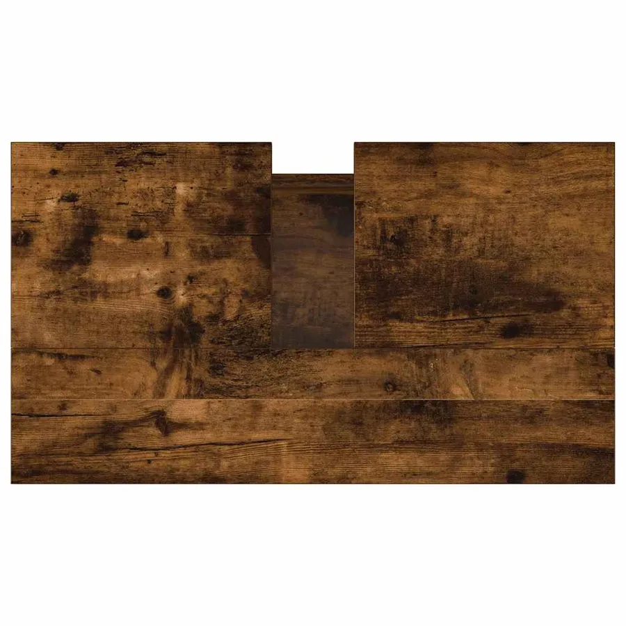 Armoire de bain chêne fumé 58x33x60 cm bois d'ingénierie - 8