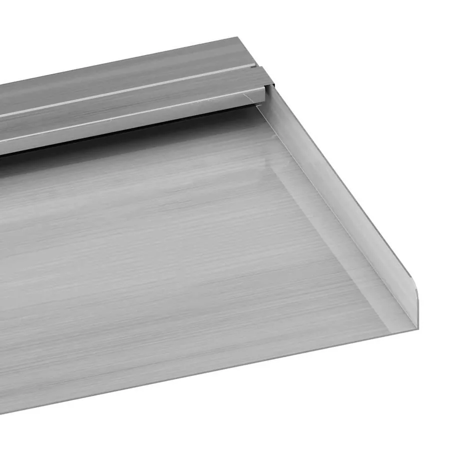 Déversoir pour cascade avec LED RVB Inox 90 cm - 10