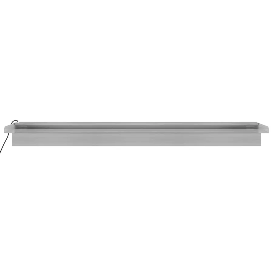 Déversoir pour cascade avec LED RVB Inox 90 cm - 8