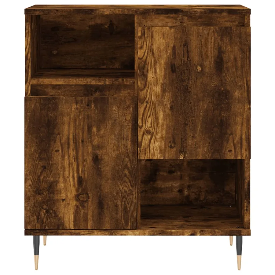 Buffets 3 pcs Chêne fumé Bois d'ingénierie - 6