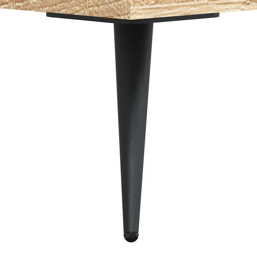 Meuble TV chêne sonoma 150x30x44,5 cm bois d'ingénierie - 9