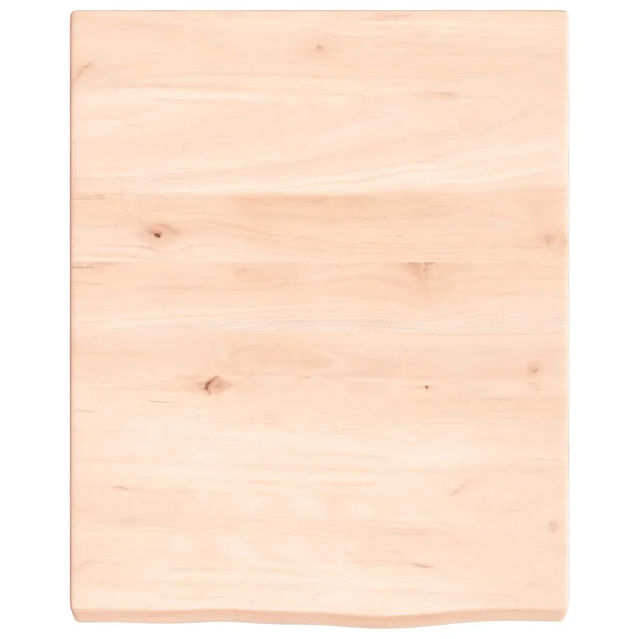 Étagère murale 40x50x(2-4)cm bois de chêne massif non traité - 4