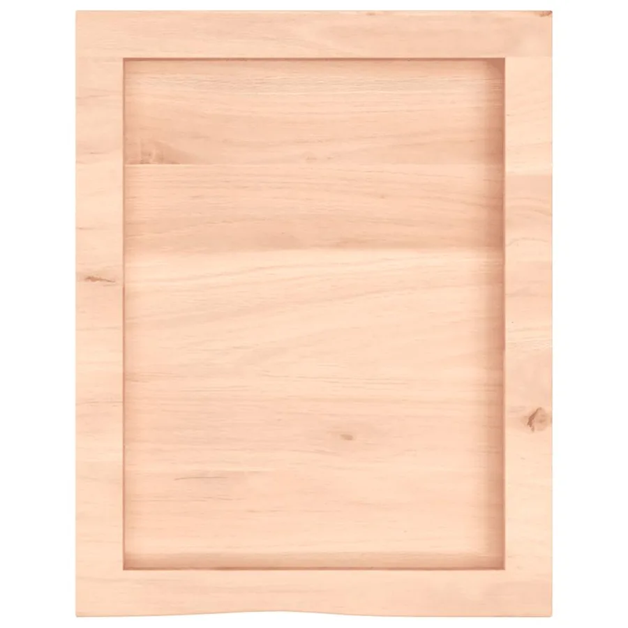 Étagère murale 40x50x(2-4)cm bois de chêne massif non traité - 5