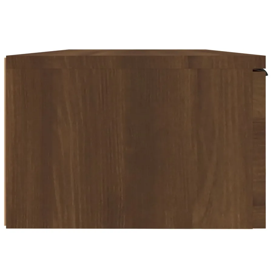Armoires murales 2pcs Chêne marron 68x30x20cm Bois d'ingénierie - 10