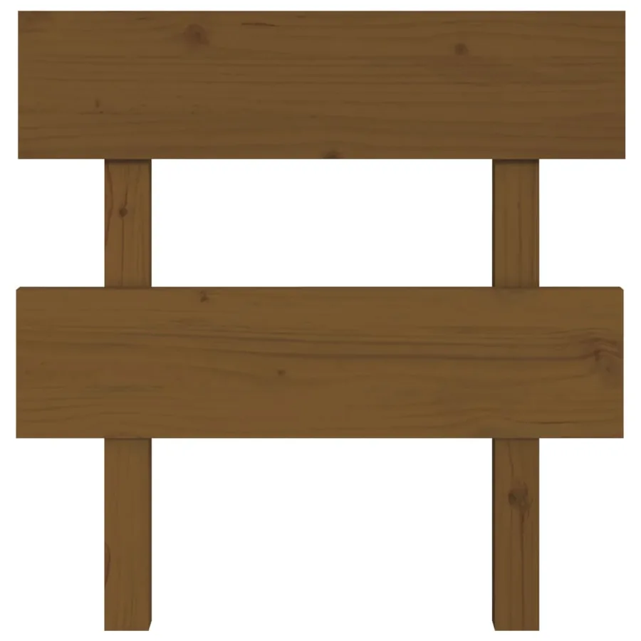 Tête de lit Marron miel 103,5x3x81 cm Bois massif de pin - 3