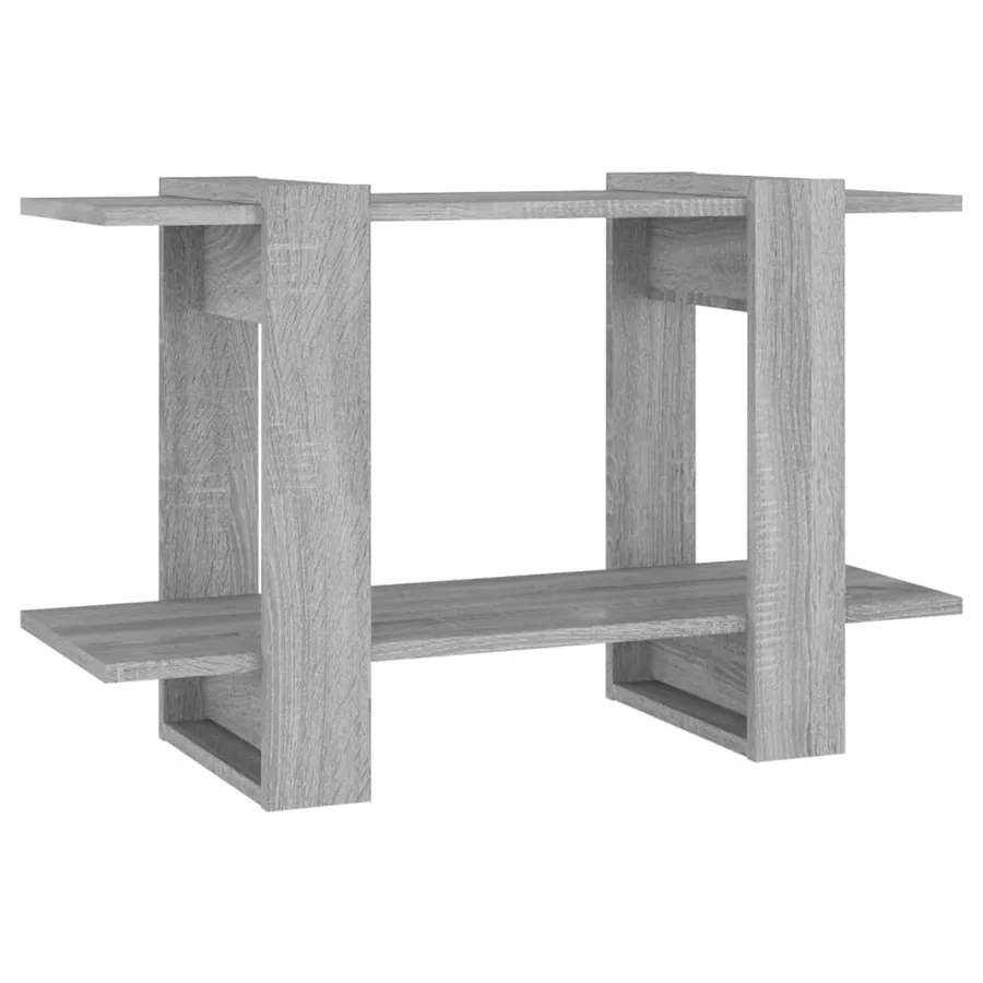 Bibliothèque/Séparateur de pièce Sonoma gris 80x30x51 cm - 2