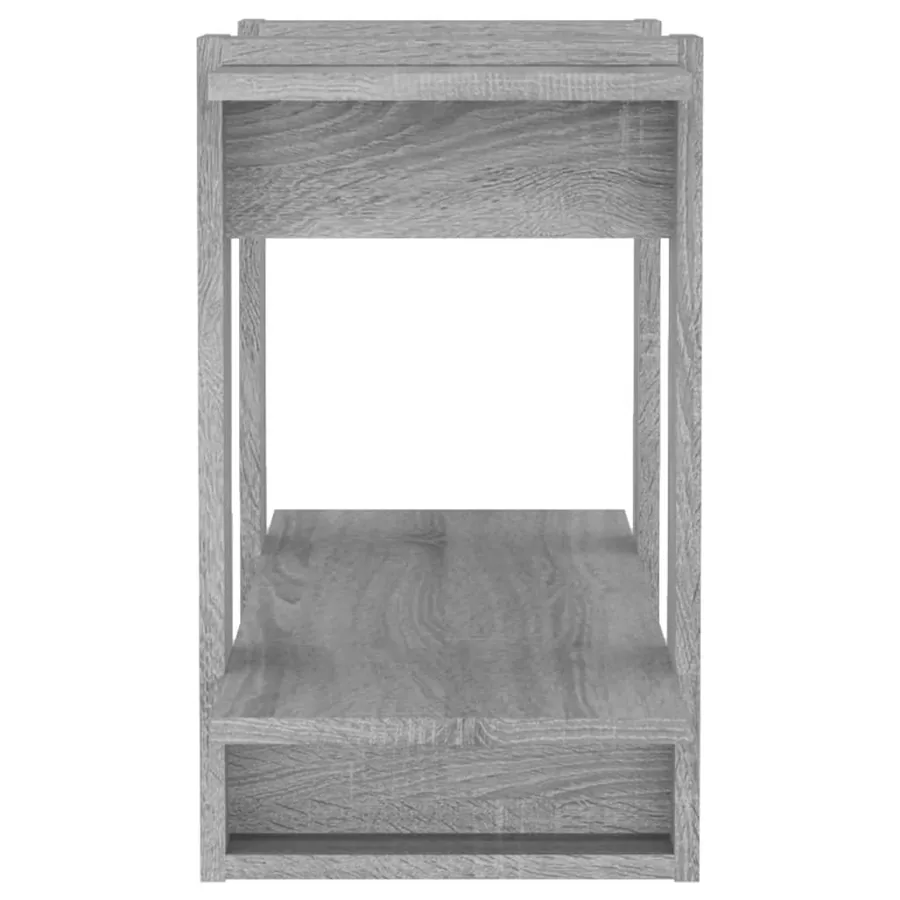 Bibliothèque/Séparateur de pièce Sonoma gris 80x30x51 cm - 6