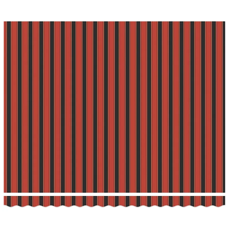 Auvent rétractable automatique orange et marron 4x3 m - 3