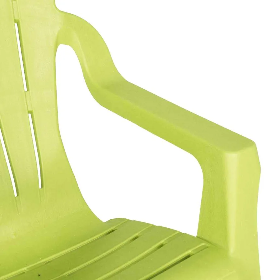 Chaises de jardin pour enfants lot de 2 vert 37x34x44 cm PP - 7