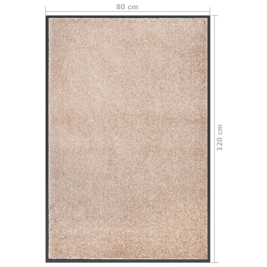 Paillasson Beige 80x120 cm - 6