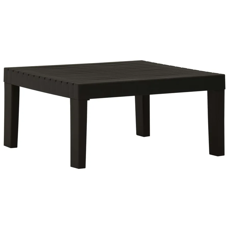 Salon de jardin 2 pcs avec coussins Plastique Gris - 4