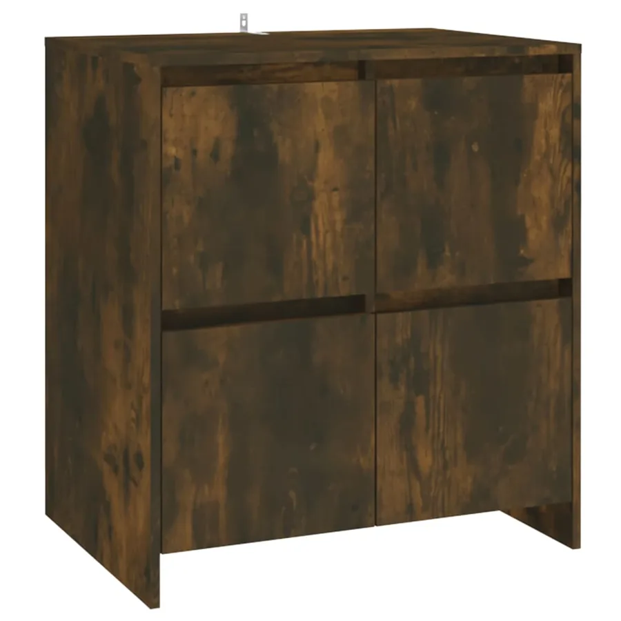 Buffet Chêne fumé 70x41x75 cm Bois d'ingénierie - 2