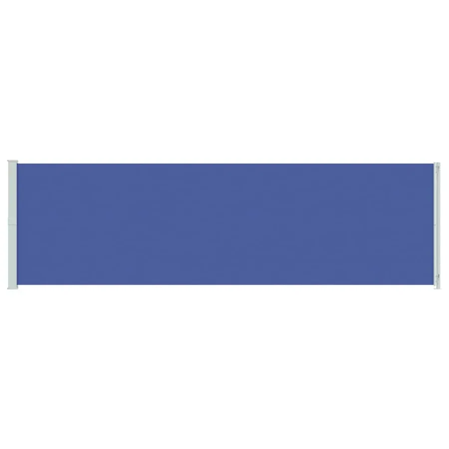 Auvent latéral rétractable de patio 180x600 cm Bleu - 4