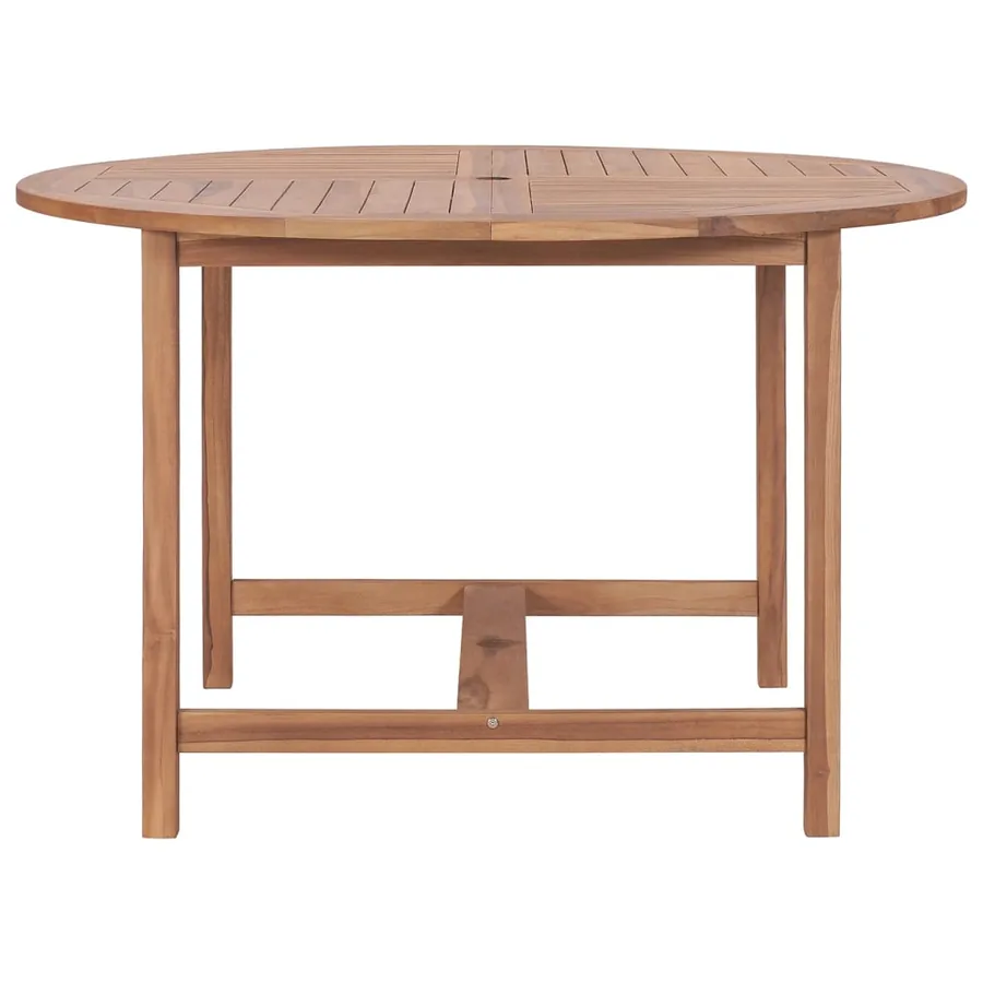 Table de salle à manger de jardin Ø110x75cm Bois massif de teck - 3