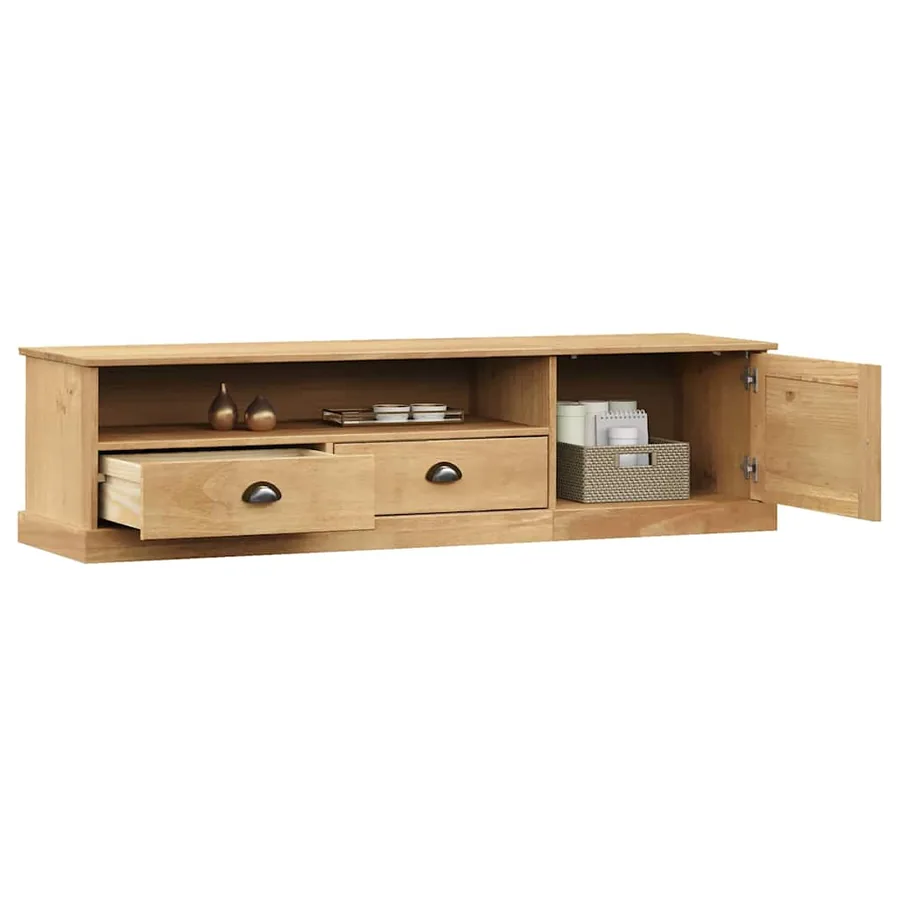 Meuble TV VIGO 156x40x40 cm bois massif de pin - 3