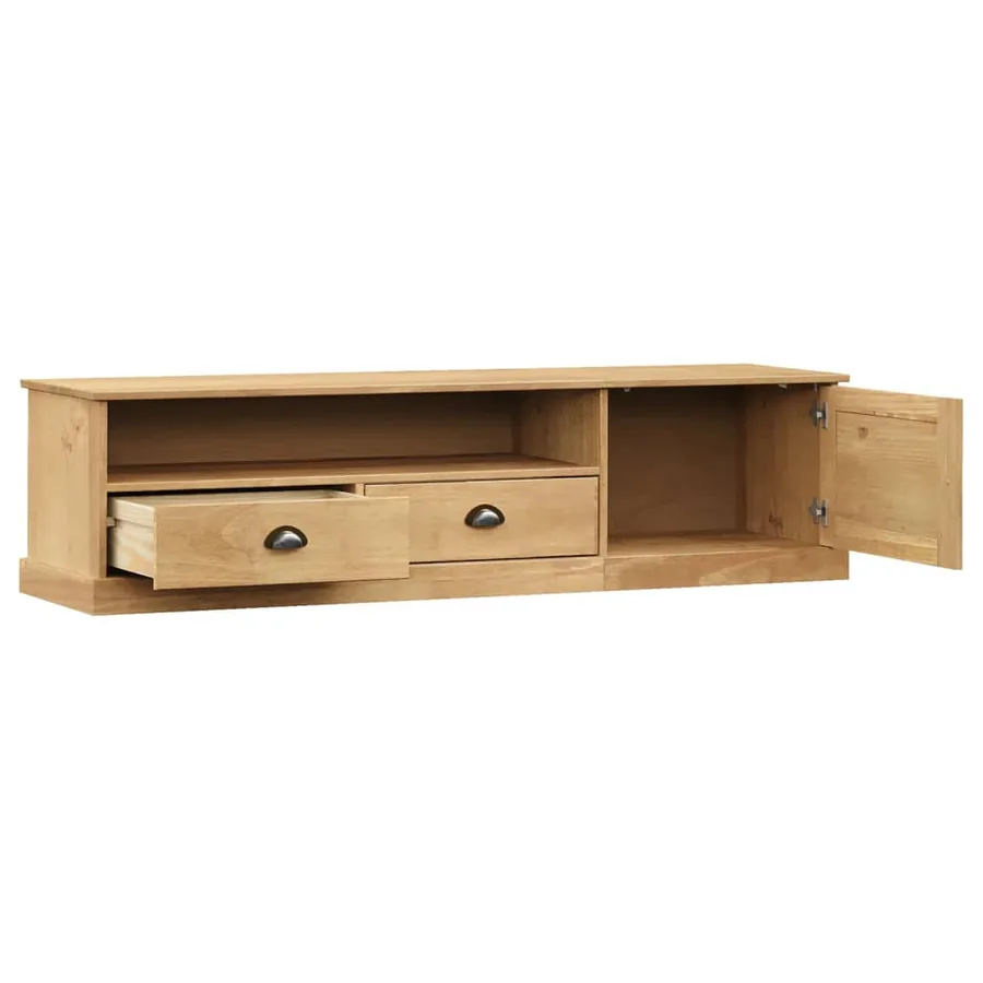Meuble TV VIGO 156x40x40 cm bois massif de pin - 4