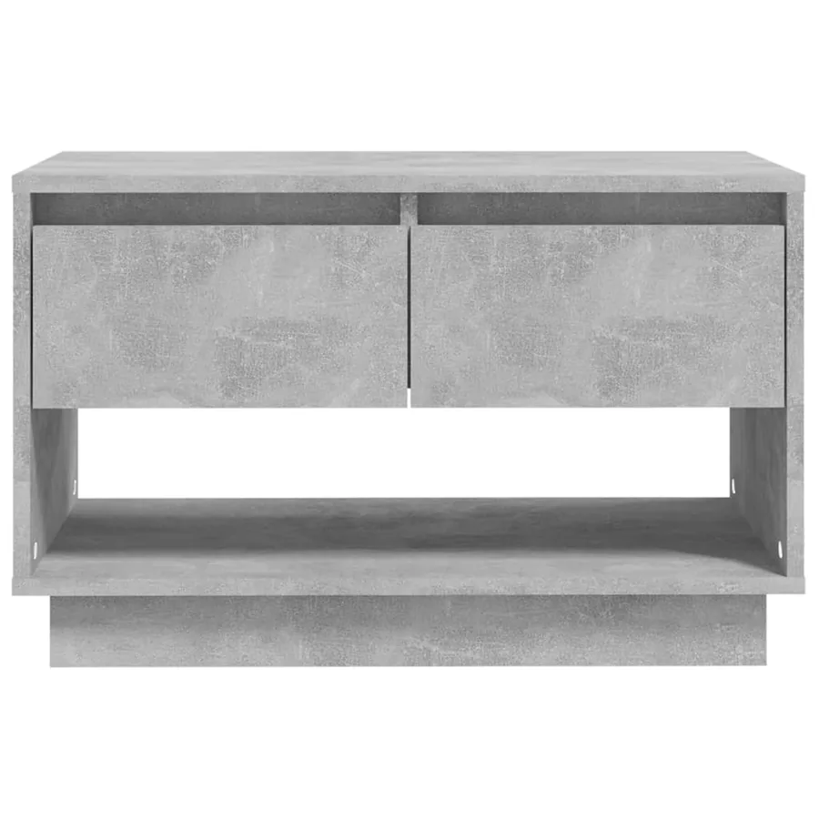 Meuble TV gris béton 70x41x44 cm bois d'ingénierie - 5