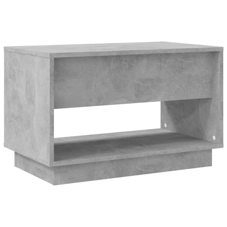Meuble TV gris béton 70x41x44 cm bois d'ingénierie - 6