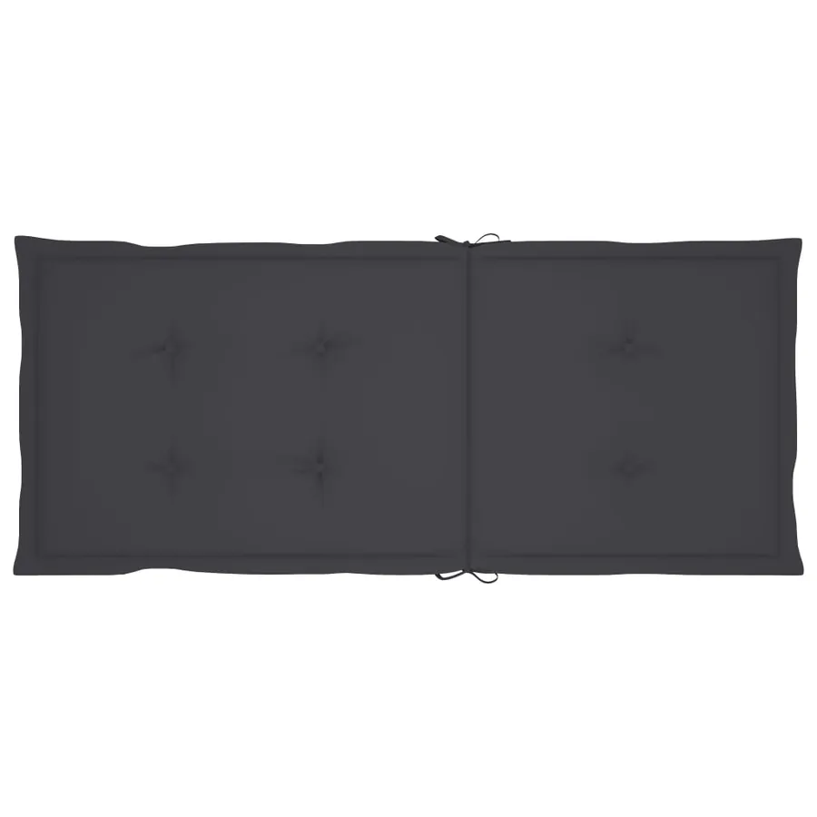 Chaises pliables de jardin lot de 6 avec coussins Bois d'acacia - 8