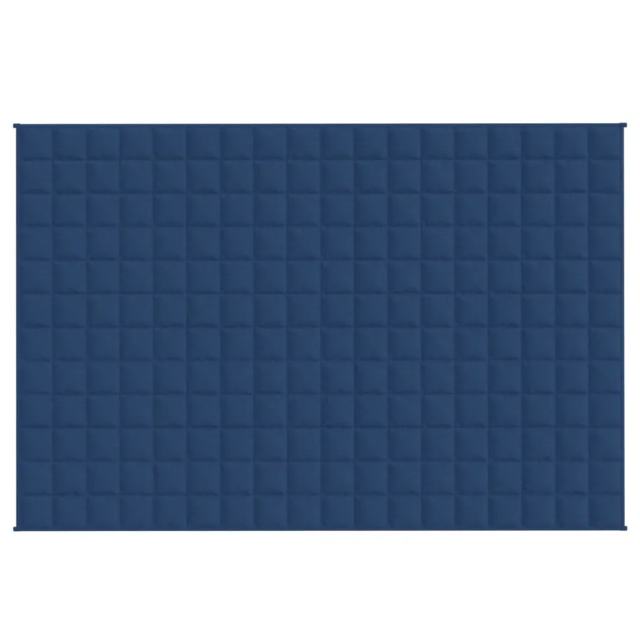 Couverture lestée Bleu 135x200 cm 10 kg Tissu - 3