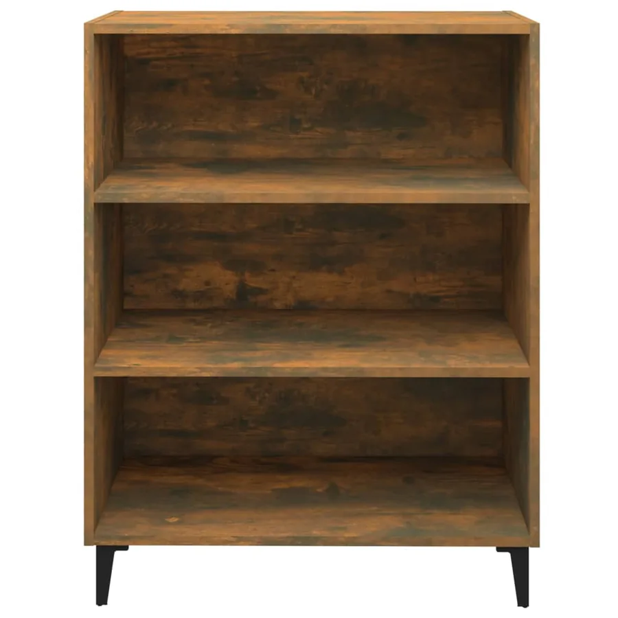 Buffet Chêne fumé 69,5x32,5x90 cm Bois d'ingénierie - 3