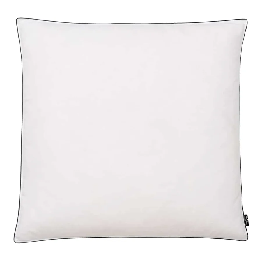Oreiller lot de 2 Remplissage de duvet léger 80 x 80 cm Blanc - 2