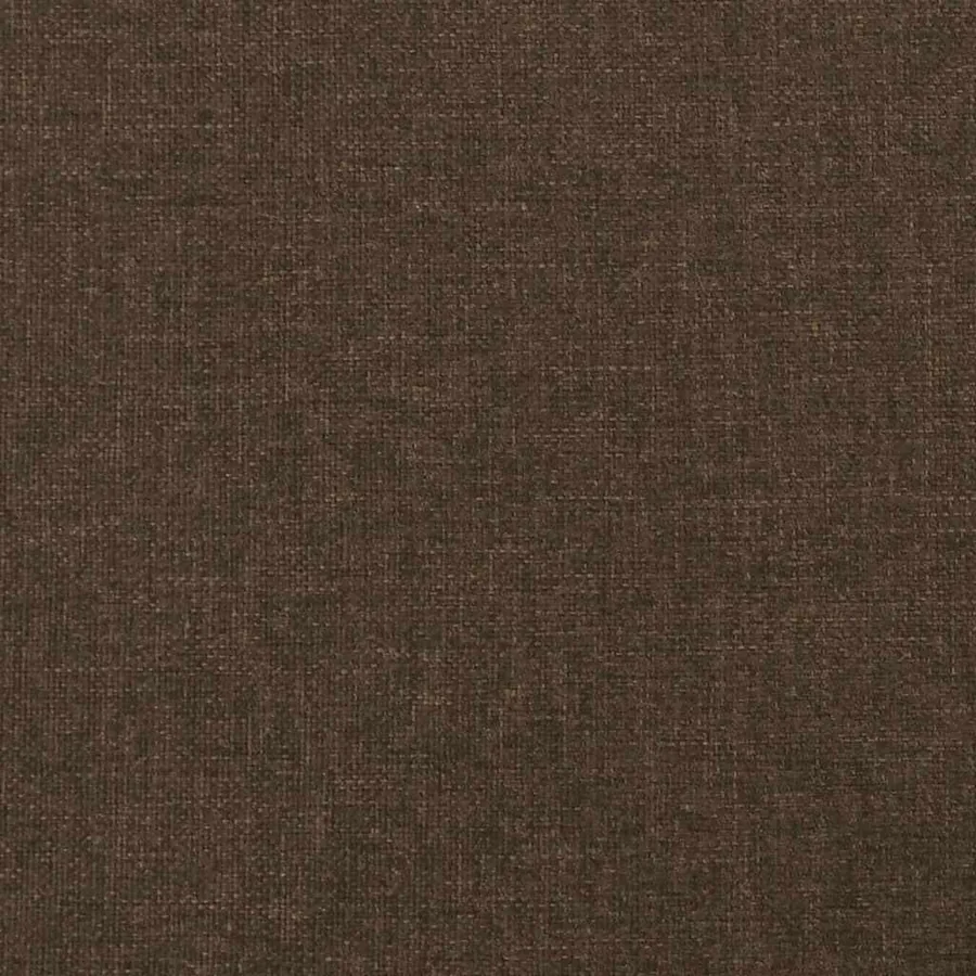 Tête de lit avec oreilles Marron foncé 147x23x118/128 cm Tissu - 6
